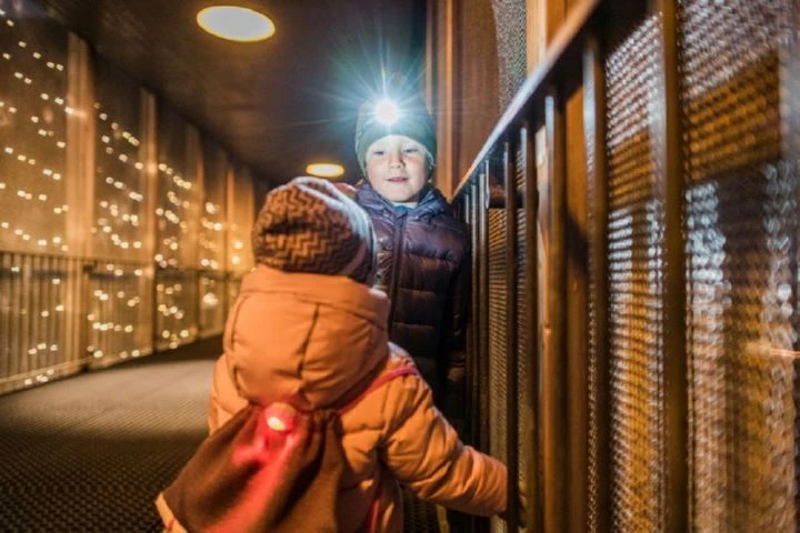 Ledlenser KIDLED4R Wiederaufladbare Kinder-Stirnlampe Grün Und Blaulicht – Bild 2