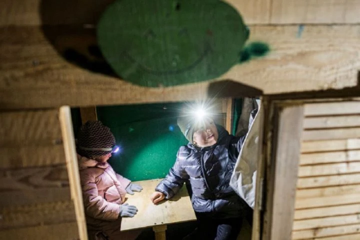 Ledlenser KIDLED4R Wiederaufladbare Kinder-Stirnlampe Lila – Bild 2